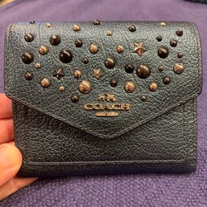 Coach navy wallet
